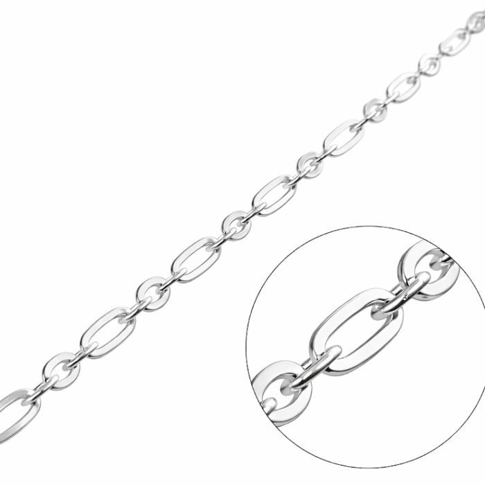 ΑΛΥΣΙΔΑ ΑΣΗΜΕΝΙΑ FIGGARO ΠΛΑΚΕ 925