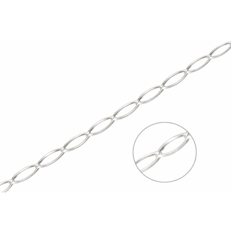 ΑΛΥΣΙΔΑ ΑΣΗΜΕΝΙΑ ΦΑΣΕΤΑ ΟΒΑΛ 925