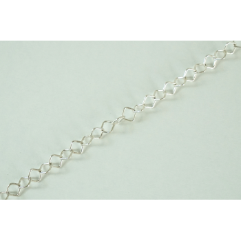 ΑΛΥΣΙΔΑ ΑΣΗΜΕΝΙΑ ΤΕΤΡΑΓΩΝΟΣ ΚΡΙΚΟΣ 925 ΑΛΥΣΙΔΑ ΑΣΗΜΕΝΙΑ ΤΕΤΡΑΓΩΝΟΣ ΚΡΙΚΟΣ 925