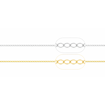 ΑΛΥΣΙΔΑ ΑΣΗΜΕΝΙΑ-ΕΠΙΧΡΥΣΩΜΕΝΗ ΠΡΟΕΚΤΑΣΗ ΔΙΑΜΑΝΤΑΡΙΣΜΕΝΗ 925