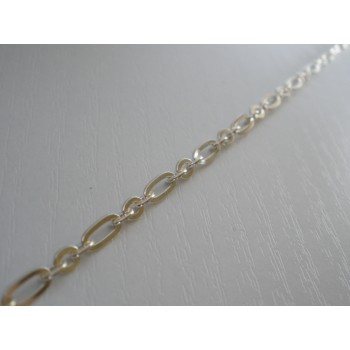 ΑΛΥΣΙΔΑ ΑΣΗΜΕΝΙΑ FIGGARO ΠΛΑΚΕ 925