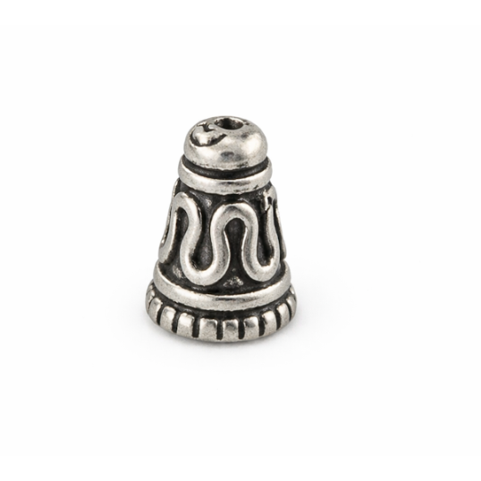 ΚΩΝΟΣ ΑΝΤΙΚΕ ΜΑΙΑΝΔΡΟΣ 5mm ΑΣΗΜΕΝΙΟΣ 925