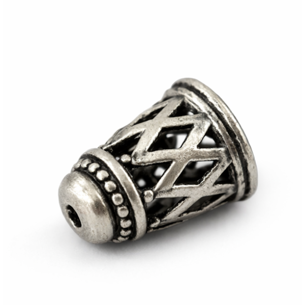 ΚΩΝΟΣ ΑΝΤΙΚΕ ΧΙΑΣΤΙ 5mm ΑΣΗΜΕΝΙΟΣ 925