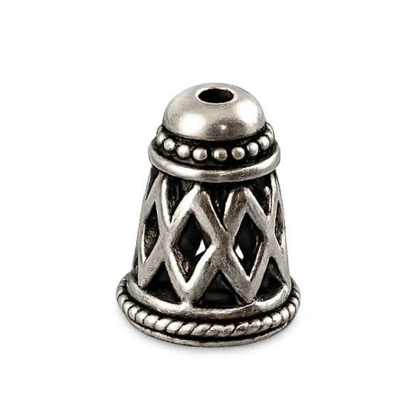 ΚΩΝΟΣ ΑΝΤΙΚΕ ΧΙΑΣΤΙ 5mm ΑΣΗΜΕΝΙΟΣ 925