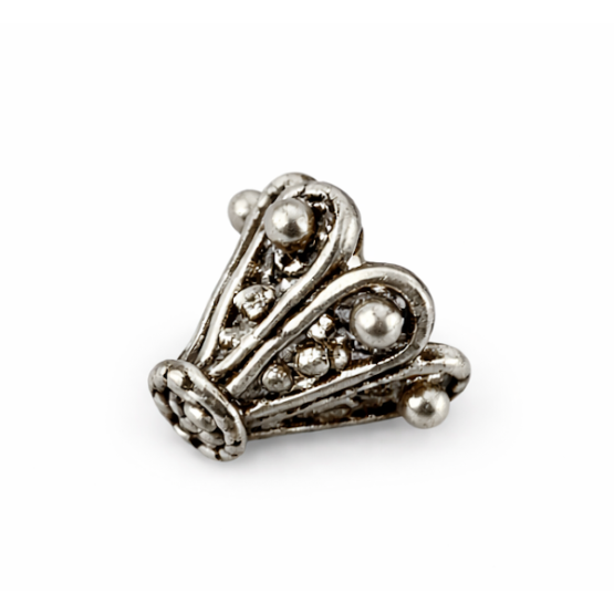 ΚΩΝΟΣ ΑΝΤΙΚΕ ΦΙΛΙΓΚΡΑΝ 6mm ΑΣΗΜΕΝΙΟΣ 925