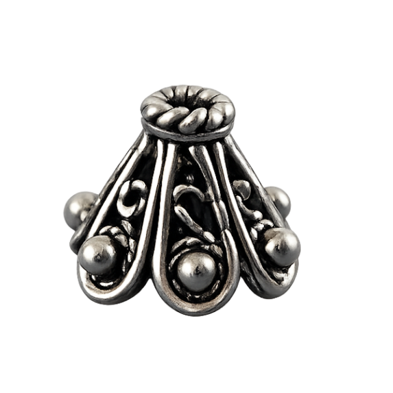 ΚΩΝΟΣ ΑΝΤΙΚΕ ΦΙΛΙΓΚΡΑΝ 6mm ΑΣΗΜΕΝΙΟΣ 925