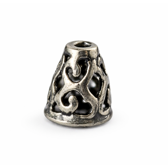 ΚΩΝΟΣ ΑΝΤΙΚΕ ΑΡΧΑΙΚΟΣ 4mm ΑΣΗΜΕΝΙΟΣ 925