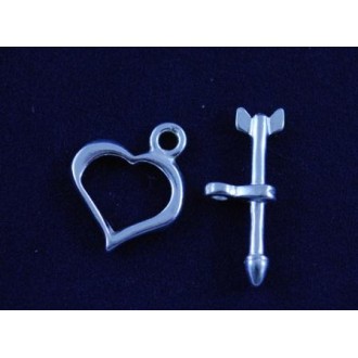 ΚΟΥΜΠΩΜΑ ΚΡΙΚΟΣ - ΠΥΡΟΣ ΚΑΡΔΙΑ ΑΣΗΜΕΝΙΟ 925