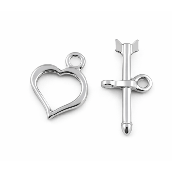 ΚΟΥΜΠΩΜΑ ΚΡΙΚΟΣ - ΠΥΡΟΣ ΚΑΡΔΙΑ ΑΣΗΜΕΝΙΟ 925