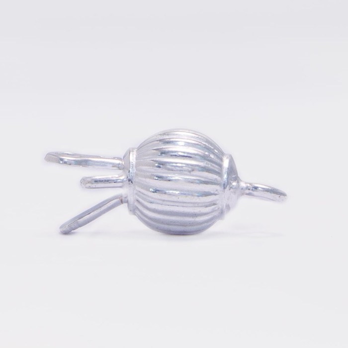 ΚΟΥΜΠΩΜΑ ΑΣΦΑΛΕΙΑΣ ΜΠΙΛΙΑ ΓΡΑΜΜΩΤΗ ΑΣΗΜΕΝΙΟ 925