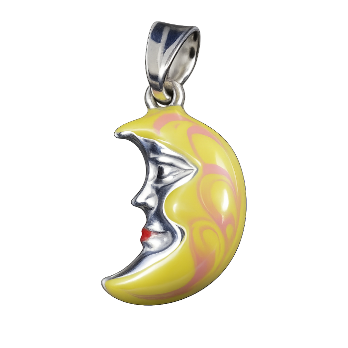 ΦΕΓΓΑΡΙ ΜΕ ΣΜΑΛΤΟ ΑΣΗΜΕΝΙΟ 925