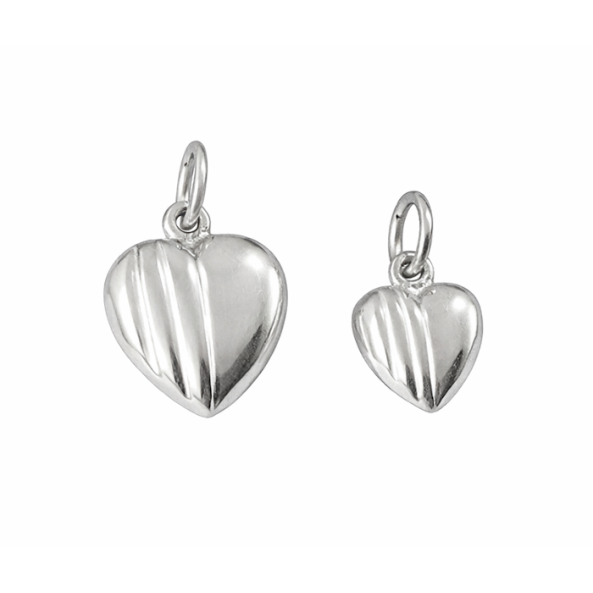 ΚΑΡΔΙΑ ΦΟΥΣΚΩΤΗ ΜΕ ΓΡΑΜΜΕΣ ΑΣΗΜΕΝΙΑ 925