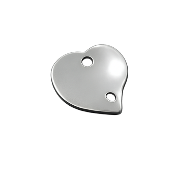 ΚΑΡΔΙΑ ΜΕ 2 ΤΡΥΠΕΣ ΑΣΗΜΕΝΙΑ 925