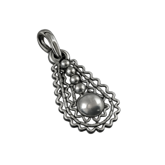 ΔΑΚΡΥ ΑΝΤΙΚΕ 8Χ4mm ΑΣΗΜΕΝΙΟ 925