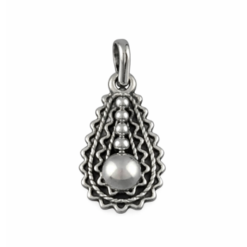 ΔΑΚΡΥ ΑΝΤΙΚΕ 8Χ4mm ΑΣΗΜΕΝΙΟ 925