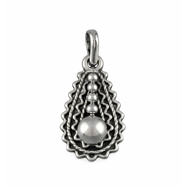 ΔΑΚΡΥ ΑΝΤΙΚΕ 8Χ4mm ΑΣΗΜΕΝΙΟ 925