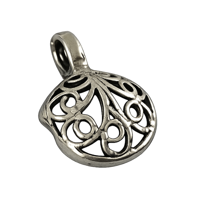 ΜΠΟΥΛ ΑΝΤΙΚΕ 7.5mm ΑΣΗΜΕΝΙΟ 925