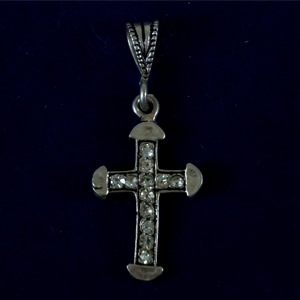 ΣΤΑΥΡΟΣ ME STRASS ΑΣΗΜΕΝΙΟΣ 925