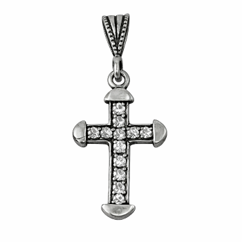 ΣΤΑΥΡΟΣ ME STRASS ΑΣΗΜΕΝΙΟΣ 925