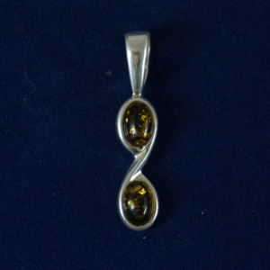 ΜΕΝΤΑΓΙΟΝ S ΜΕ ΚΕΧΡΙΜΠΑΡΙ ΠΡΑΣΙΝΟ ΑΣΗΜΕΝΙΟ 925