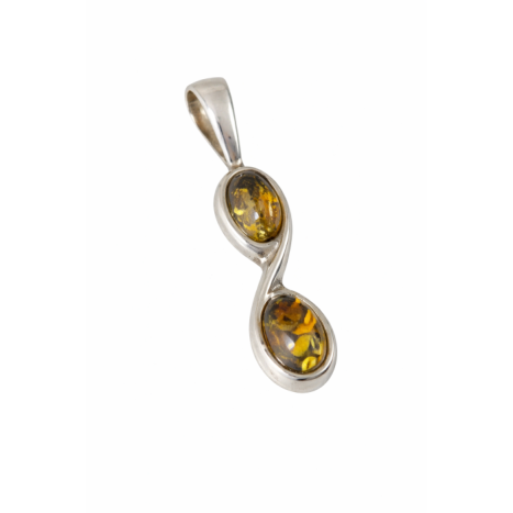 ΜΕΝΤΑΓΙΟΝ S ΜΕ ΚΕΧΡΙΜΠΑΡΙ ΠΡΑΣΙΝΟ ΑΣΗΜΕΝΙΟ 925