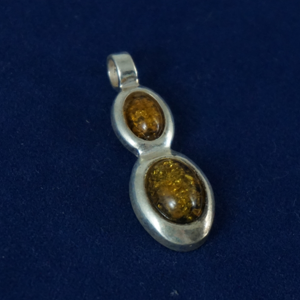 ΜΕΝΤΑΓΙΟΝ ΔΙΠΛΟ ΜΕ ΚΕΧΡΙΜΠΑΡΙ ΑΣΗΜΕΝΙΟ 925