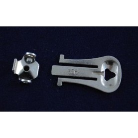 ΚΛΙΠ ΣΚΟΥΛΑΡΙΚΙΟΥ ΓΙΑ ΑΤΡΥΠΗΤΟ ΑΥΤΙ ΑΣΗΜΕΝΙΟ 925