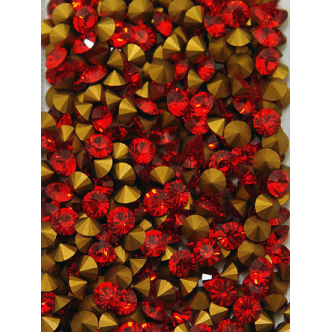 ΠΕΤΡΕΣ SWAROVSKI LIGHT SIAM ΣΤΡΟΓΓΥΛΕΣ 