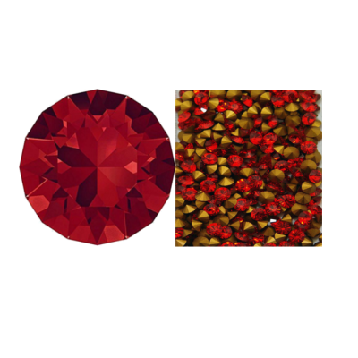 ΠΕΤΡΕΣ SWAROVSKI LIGHT SIAM ΣΤΡΟΓΓΥΛΕΣ ΠΕΤΡΕΣ SWAROVSKI LIGHT SIAM ΣΤΡΟΓΓΥΛΕΣ