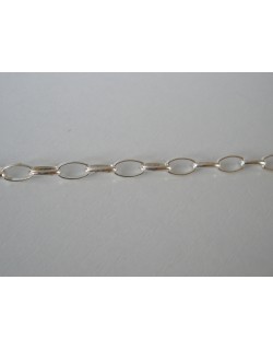 ΑΛΥΣΙΔΑ ΑΣΗΜΕΝΙΑ ROLO ΟΒΑΛ 925