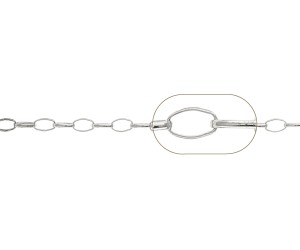 ΑΛΥΣΙΔΑ ΑΣΗΜΕΝΙΑ ROLO ΟΒΑΛ 925