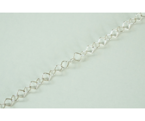 ΑΛΥΣΙΔΑ ΑΣΗΜΕΝΙΑ ΤΕΤΡΑΓΩΝΟΣ ΚΡΙΚΟΣ 925 ΑΛΥΣΙΔΑ ΑΣΗΜΕΝΙΑ ΤΕΤΡΑΓΩΝΟΣ ΚΡΙΚΟΣ 925