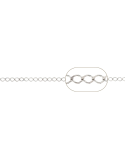 ΑΛΥΣΙΔΑ ΑΣΗΜΕΝΙΑ-ΕΠΙΧΡΥΣΩΜΕΝΗ ΠΡΟΕΚΤΑΣΗ ΔΙΑΜΑΝΤΑΡΙΣΜΕΝΗ 925