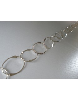 ΑΛΥΣΙΔΑ ΑΣΗΜΕΝΙΑ ΟΒΑΛ ΜΕ ΠΛΑΚΕ ΤΕΛΕΙΩΜΑ 925