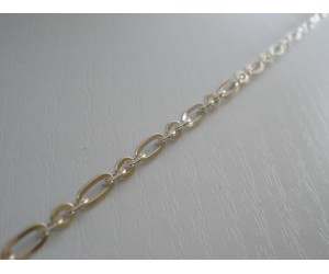 ΑΛΥΣΙΔΑ ΑΣΗΜΕΝΙΑ FIGGARO ΠΛΑΚΕ 925