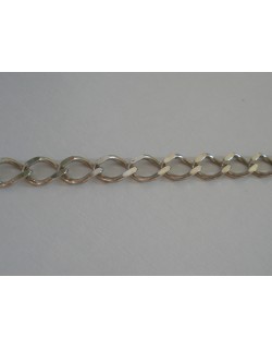 ΑΛΥΣΙΔΑ ΑΣΗΜΕΝΙΑ ΠΛΑΚΕ ΡΟΜΒΟΣ 925