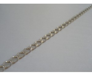 ΑΛΥΣΙΔΑ ΑΣΗΜΕΝΙΑ ΠΛΑΚΕ ΡΟΜΒΟΣ 925