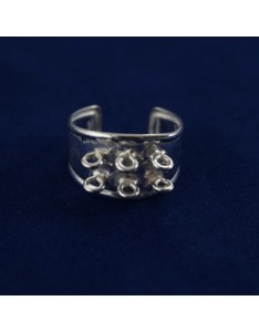 ΔΑΧΤΥΛΙΔΙ ΜΕ ΕΞΙ ΚΡΙΚΟΥΣ ΑΣΗΜΕΝΙΟ 925