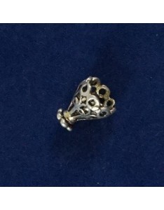 ΚΩΝΟΣ ΑΝΤΙΚΕ ΔΙΑΤΡΗΤΟΣ 7mm ΑΣΗΜΕΝΙΟΣ 925