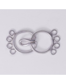 ΚOYΜΠΩΜΑ ΣΤΡOΓΓΥΛΟΣ ΓΑΝΤΣΟΣ  ΑΣΗΜΕΝΙΟ 925