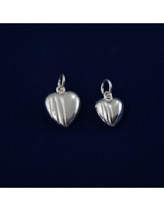 ΚΑΡΔΙΑ ΦΟΥΣΚΩΤΗ ΜΕ ΓΡΑΜΜΕΣ ΑΣΗΜΕΝΙΑ 925