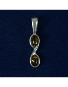 ΜΕΝΤΑΓΙΟΝ S ΜΕ ΚΕΧΡΙΜΠΑΡΙ ΠΡΑΣΙΝΟ ΑΣΗΜΕΝΙΟ 925