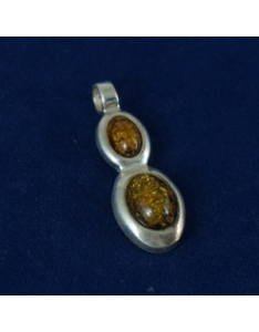 ΜΕΝΤΑΓΙΟΝ ΔΙΠΛΟ ΜΕ ΚΕΧΡΙΜΠΑΡΙ ΑΣΗΜΕΝΙΟ 925