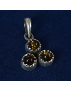 ΜΕΝΤΑΓΙΟΝ ΤΡΙΦΥΛΛΙ ΜΕ ΚΕΧΡΙΜΠΑΡΙ ΑΣΗΜΕΝΙΟ 925