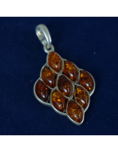 ΜΕΝΤΑΓΙΟΝ ΦΥΛΛΟ ΜΕ ΚΕΧΡΙΜΠΑΡΙ ΑΣΗΜΕΝΙΟ 925