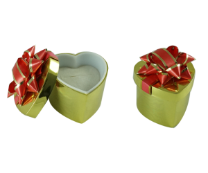 ΚΟΥΤΙ ΚΟΣΜΗΜΑΤΩΝ ΠΛΑΣΤΙΚΟ ΧΡΥΣΟ ΚΑΡΔΙΑ ΜΕ ΦΙΟΓΚΟ ΓΙΑ ΔΑΧΤΥΛΙΔΙ 