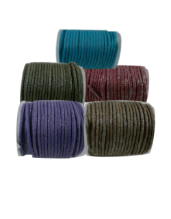 ΚΕΡΩΜΕΝΟ ΚΟΡΔΟΝΙ ΜΕΤΑΛΛΙΚΟ ΧΡΩΜΑ 1mm