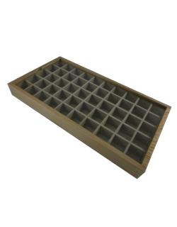 ΚΑΣΕΤΙΝΑ ΞΥΛΙΝΗ ΜΕ 50 ΧΩΡΙΣΜΑΤΑ