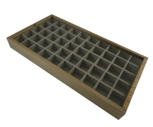 ΚΑΣΕΤΙΝΑ ΞΥΛΙΝΗ ΜΕ 50 ΧΩΡΙΣΜΑΤΑ